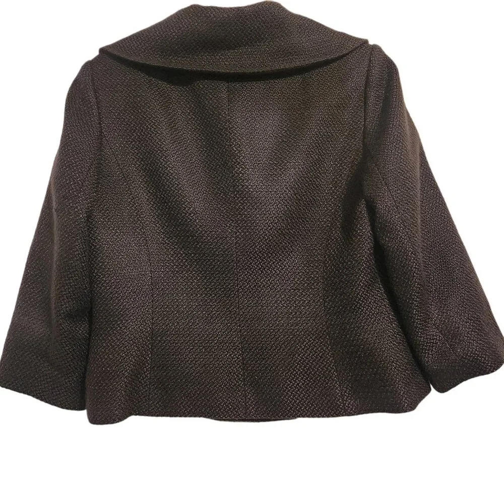 Calvin Klein Lined Black Jacket Size 12 - Picture 8 of 10